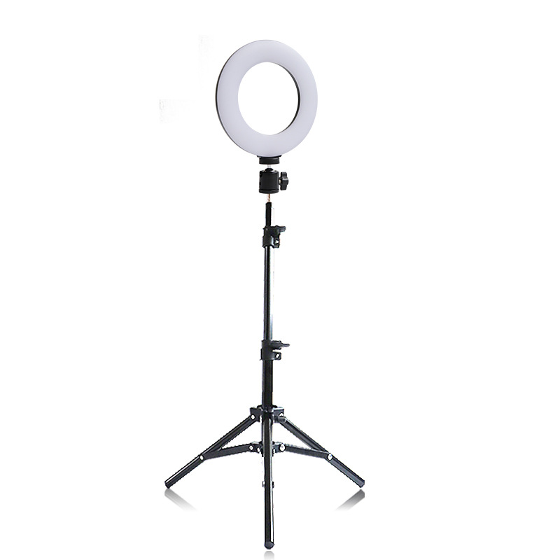 工廠直銷跨境專供6寸RGB炫彩環(huán)形直播補(bǔ)光燈攝影主播燈RINGLIGHT