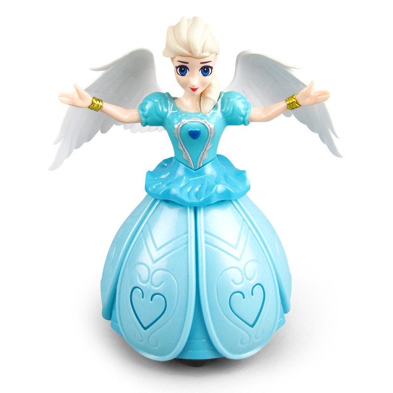 Nueva princesa de la danza eléctrica baile universal hielo luz música puesto venta al por mayor caliente juguetes los niños