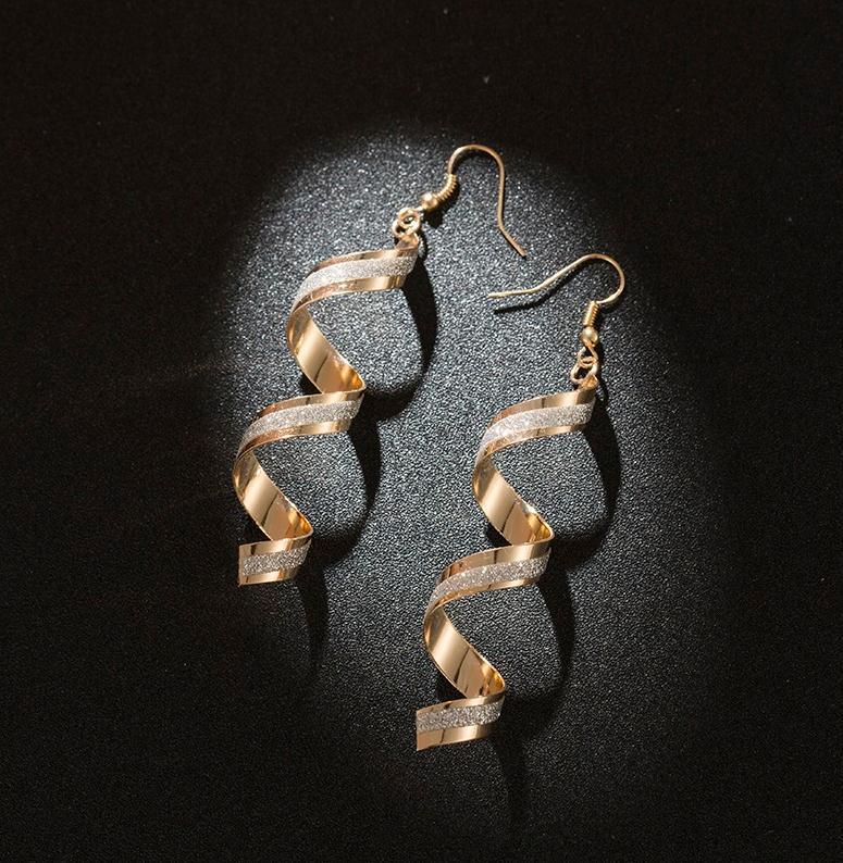 Alloy Material 1 Pair Simple Style Classic Style Solid Color Inlay Alloy Rhinestones Drop Earrings