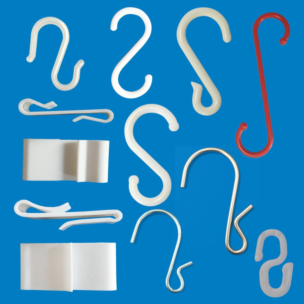 厂家大量供应S勾,S形塑料挂钩, 展示挂钩,铁钩等挂钩