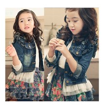 女童牛仔外套春装2021新款韩版儿童洋气春季小女孩童装春秋中小童