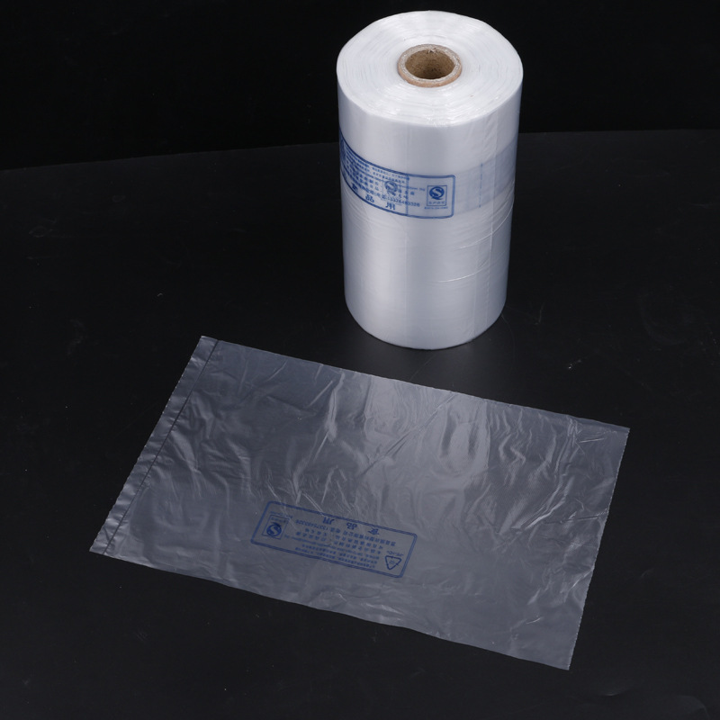 工厂直销可印刷定做超市连卷袋 大中小号白色透明超市连卷袋