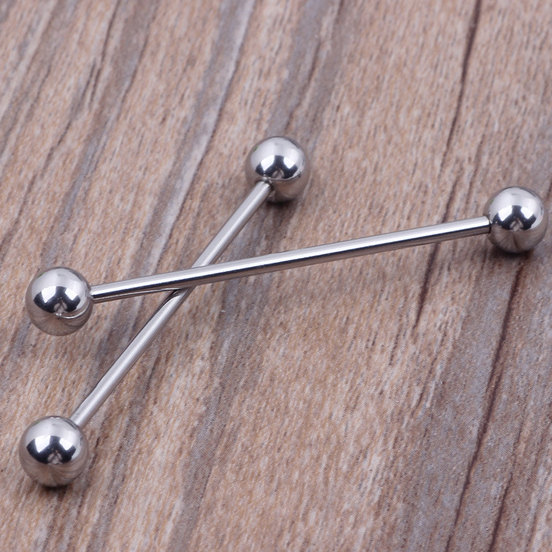 Fashion Solid Color Stainless Steel Ear Studs 1 Piece