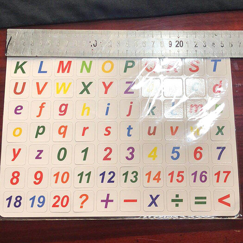 ABC Magnetic Puzzles Set for Children's Early Education and Brain Development, Wooden Drawing Board Accessories with Magnetic Letters