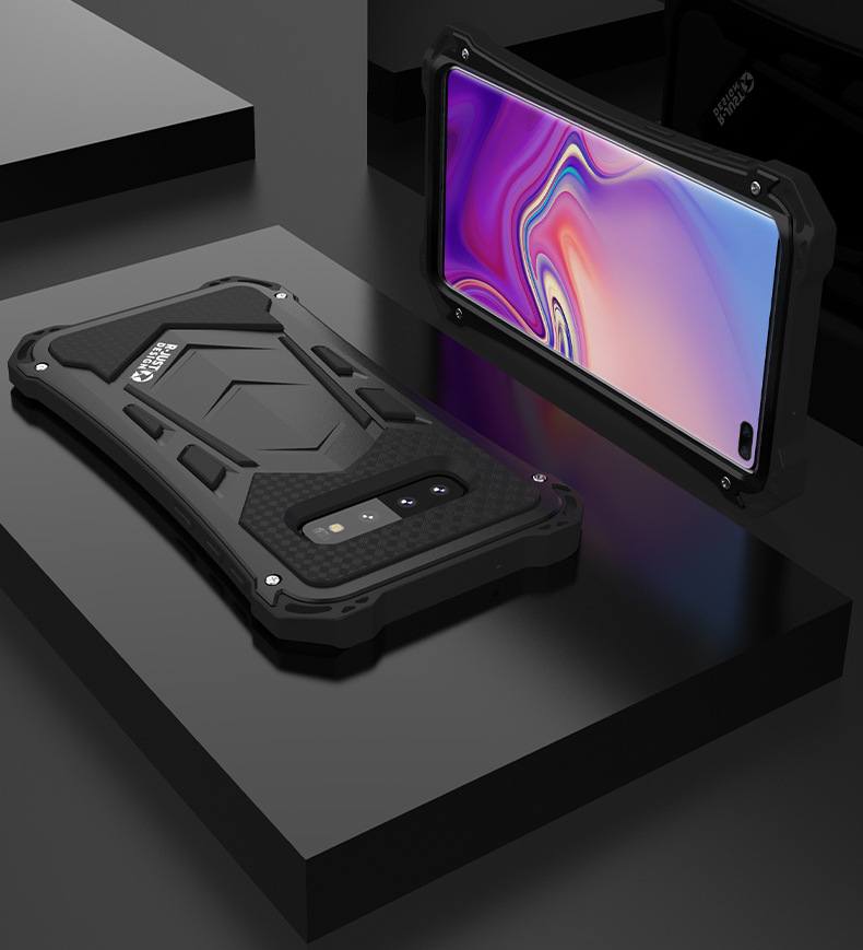 R-Just Armor Ghost Warrior IP54 Waterproof Case Extreme Protection System for Samsung Galaxy S10 Plus & Samsung Galaxy S10