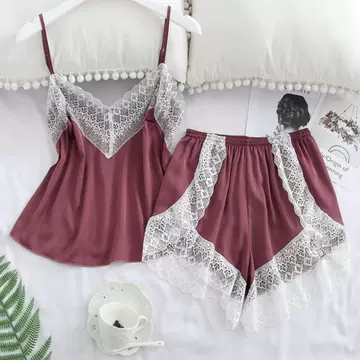 Imitation Silk Nightgown Large Size Fun Underwear Nightdress Lingerie - ShopShipShake