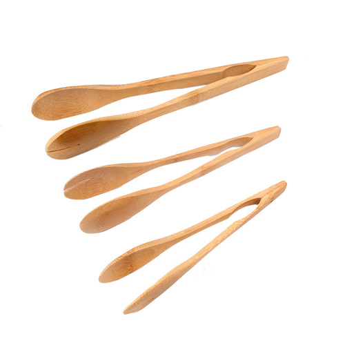 Food Clip for Big Pancakes, BBQ Buns, and Steamed Rolls — Non-Scalding, Non-Electric Bamboo Clip for Baked Flatbreads — Wholesale Bamboo Clips