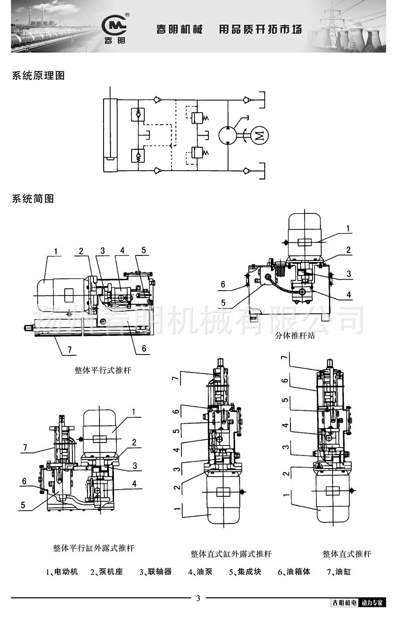 厂家直供 平行式电液推杆 批发生产DYTP型系列平行电动液压推杆