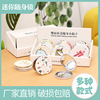 Mirror the republic of korea originality lady Take it with you Makeup Mirror Mini Portable fold mirror Double-sided mirror