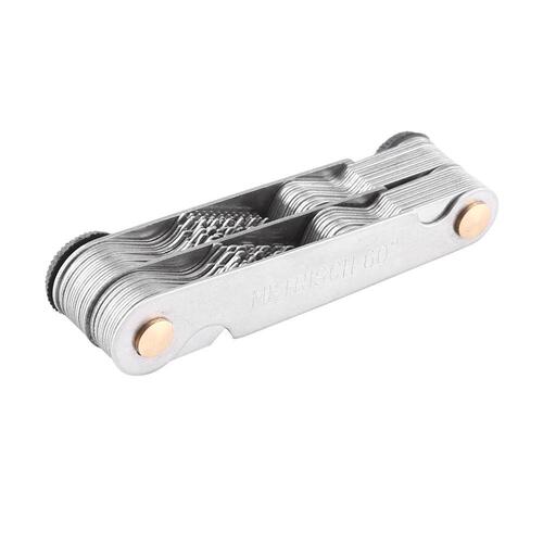 Thread Gauge 52pcs Pure American Metric + Imperial Thread Gauge Rib Sample Thread Gauge