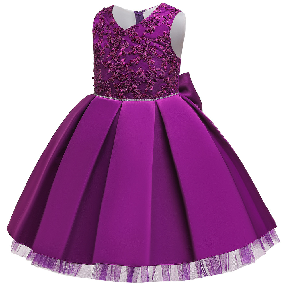 New Children's Dress Girls Princess Pettiskirt Flower Girl Wedding Dress Children Dress display picture 10