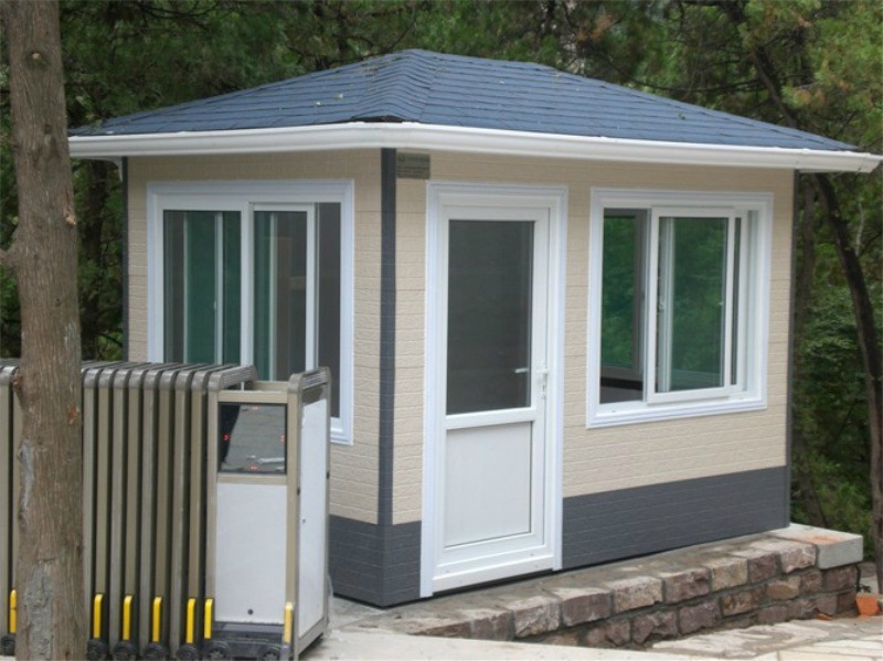 金属雕花板岗亭户外收费保安亭小区移动站岗执勤值班室成品定制(图12) undefined