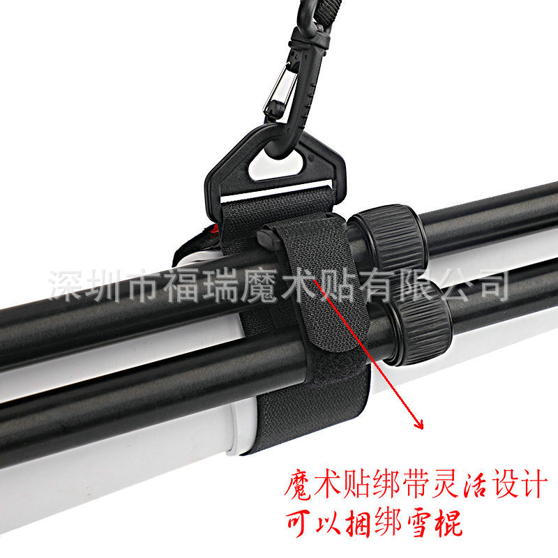 Fabricante en stock correa de snowboard palo de nieve correa de doble tablero correa de esquí Sled correa de hombro Correa portátil fija