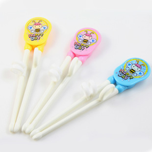 儿童学习筷卡通宝宝训练筷宝宝练习吃饭筷婴幼儿筷子|ru