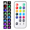 LED remote control wardrobe lamp Various light color AAA battery night light Closet light 4 light 1 remote control