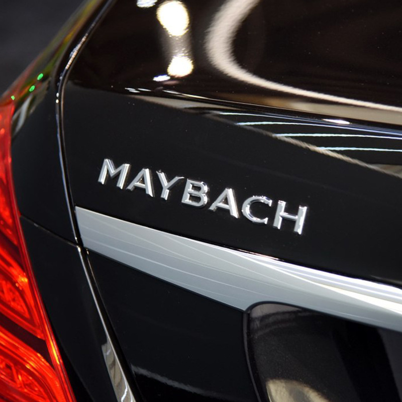 适用奔驰迈巴赫车标S级迈巴赫改装立标 后标侧标后标S600尾标标志