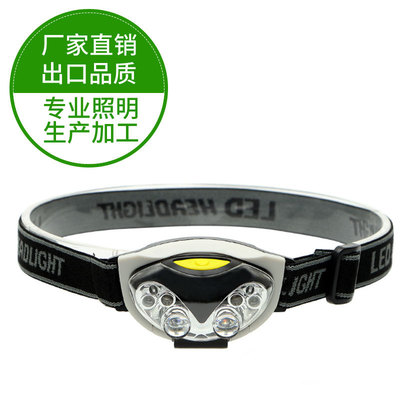 3+2 headlights 3LED Head mounted lamp Fishing Lights Night fishing lights Foreign trade Manufactor Produce