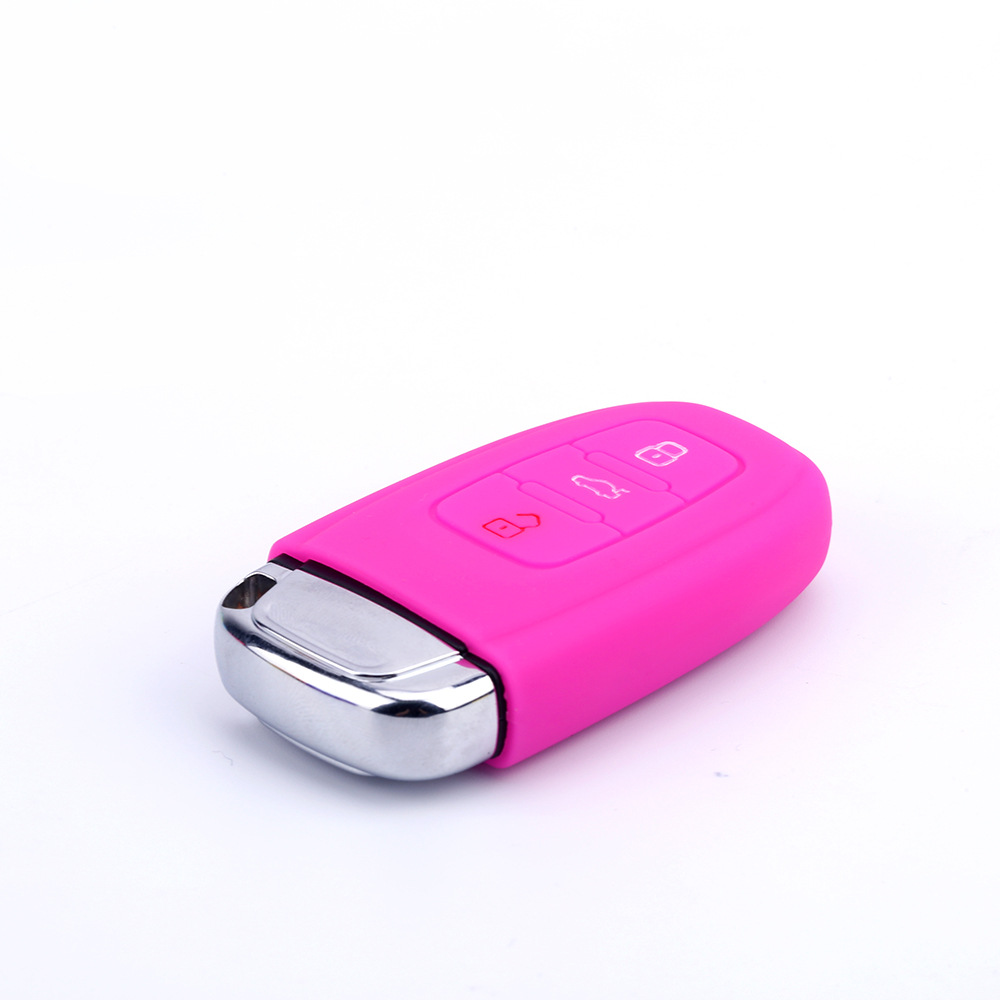 For Audi A6L RS6 RS7 silicone key case R8 S8 key case RS5S4 remote control case Silica ge