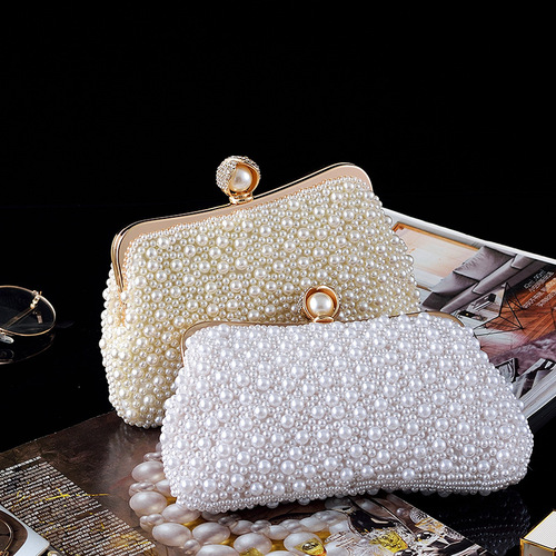 New Lady Style Pearl Evening Bag Dress Bag Crossbody Small Handbag Evening Bag Cheongsam Handbag Women Bag