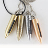 Bullet, golden metal keychain, pendant, street tools set