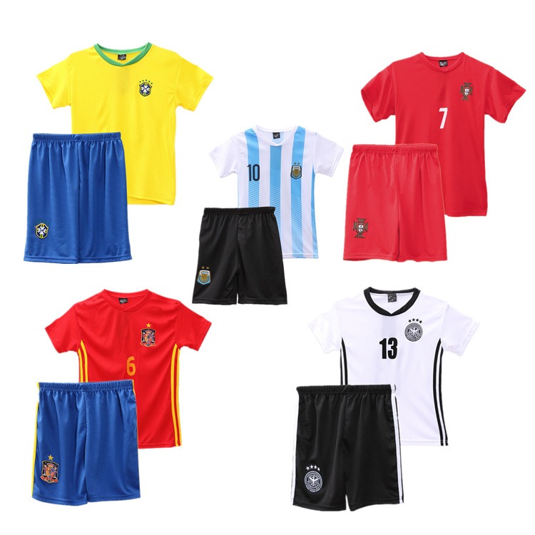 2017年新款足球服 巴西 阿根廷 德國國家隊球衣10號俱樂球服