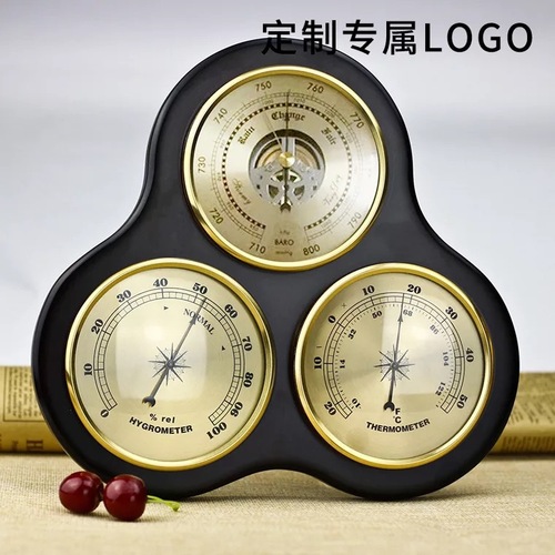Light Home Office Showroom Reception Hall Atmospheric Pressure Meter Humidity Temperature Decorative Pieces Elegant
