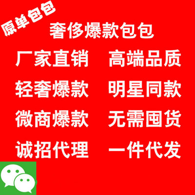 2020微商爆款包包女奢侈品牌包包一件代发招代理单肩斜挎包女
