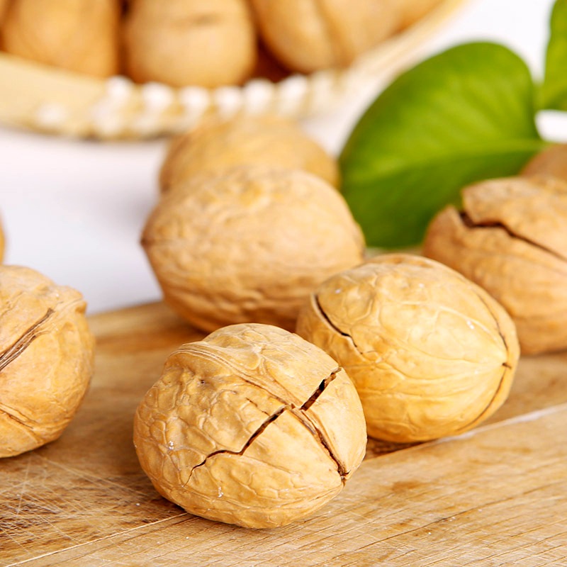 草本味核桃熟核桃 新貨185紙皮核桃制作 香脆可口整件散裝5000克