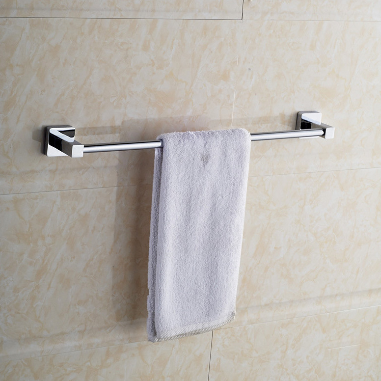 No Punching Square Base Single Pole Stainless Steel Towel Bar Towel Rack Bathroom Storage Rack Bathroom Pendant No Punching Square Base Single Pole Stainless Steel Towel Bar Towel Rack Bathroom Storage Rack Bathroom Pendant
