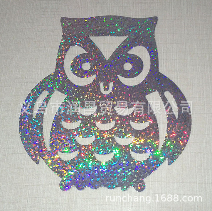 可粘贴驱鸟反光片(猫头鹰）