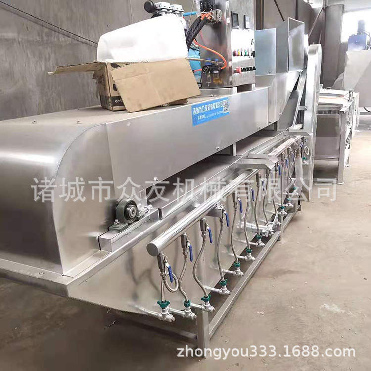 家禽烫脱一体机 全自动鸡鸭鹅烫毛机脱毛设备 众友生产船式机械1