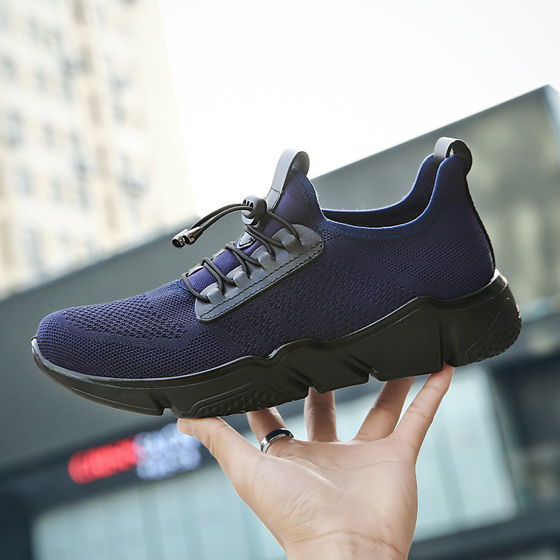 Korean Edition Men's Shoes ins Ultra-fire summer ventilation comfortable Versatile motion leisure time Trendy shoes Youth student Running shoes