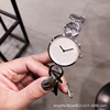 Fashionable watch strap stainless steel, chain, women's watch, gradient, bright catchy style, simple and elegant design