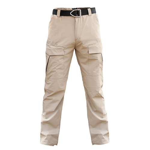 Archon outdoor quick-drying pants men's summer thin breathable elastic slim military fan tactical pants hiking pants overalls