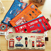 Stationery, pencil case with zipper for elementary school students, Korean style, oxford cloth