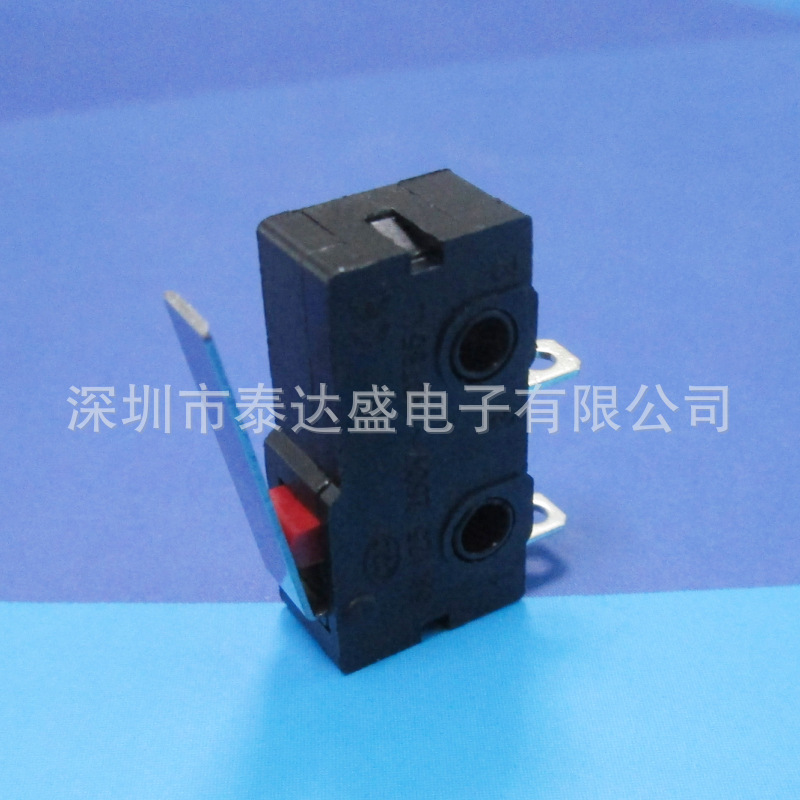 20*10mm直柄可来样定制各式柄 灶具阀体两脚常开微动开关KW12-B-1