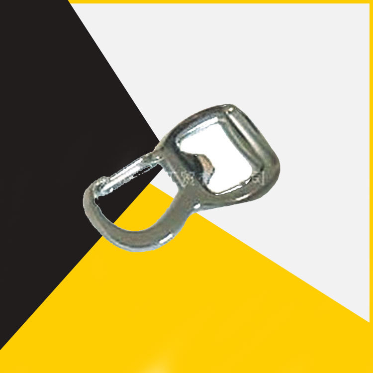 批发箱包五金配件电泳黑钩扣背包肩带连接勾扣双孔螺丝织带挂绳扣