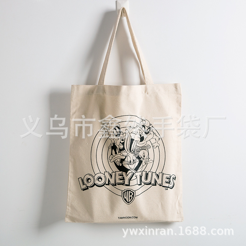 厂家专业生产 丝印环保纯棉棉布袋 平口 大容量 帆布袋