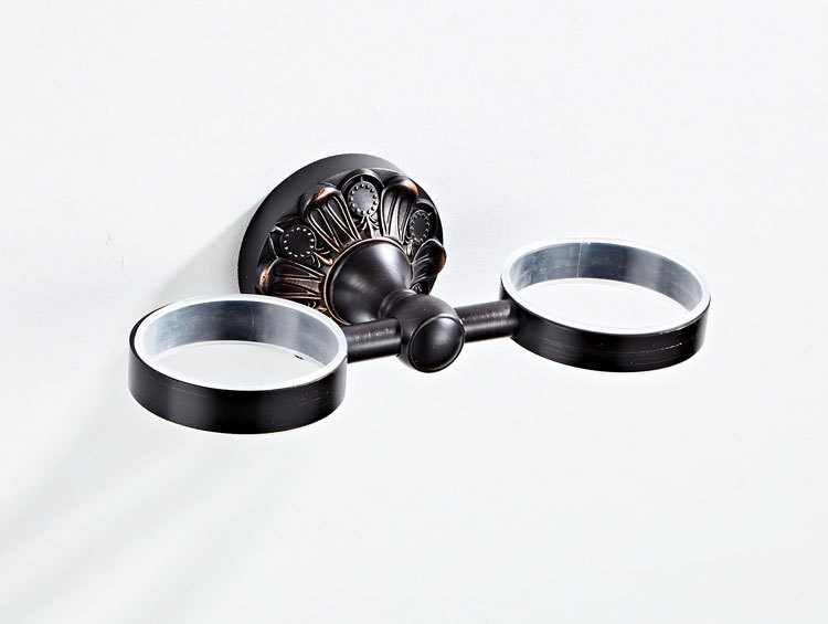 欧贝洁具加工厂卫浴五金挂件批发厂漱口杯架K6108