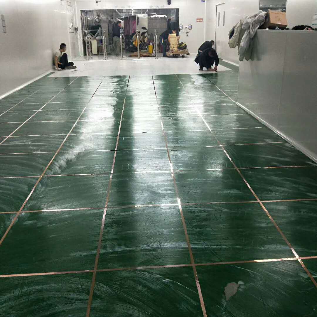 防静电pvc地板 华静 静电耗散型 片材PVC塑胶地板2.0 机房 洁净室-阿里巴巴