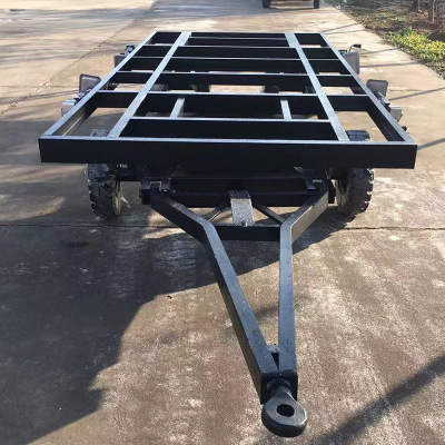 RV chassis Manufactor Direct selling Flat trailer chassis Traction type Flat tool carry Up the goods Trailer customized