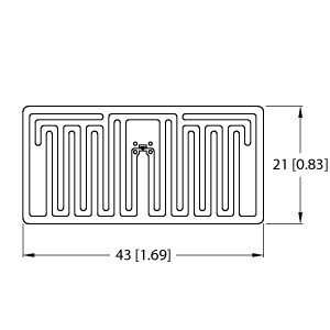 RFIDTEK TW860-960-L43-21-P-B38 超高频载码体 RFID应答器