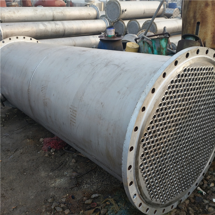 热销供应 二手翅片冷凝器 20平方搪瓷片式冷凝器 二手换热器