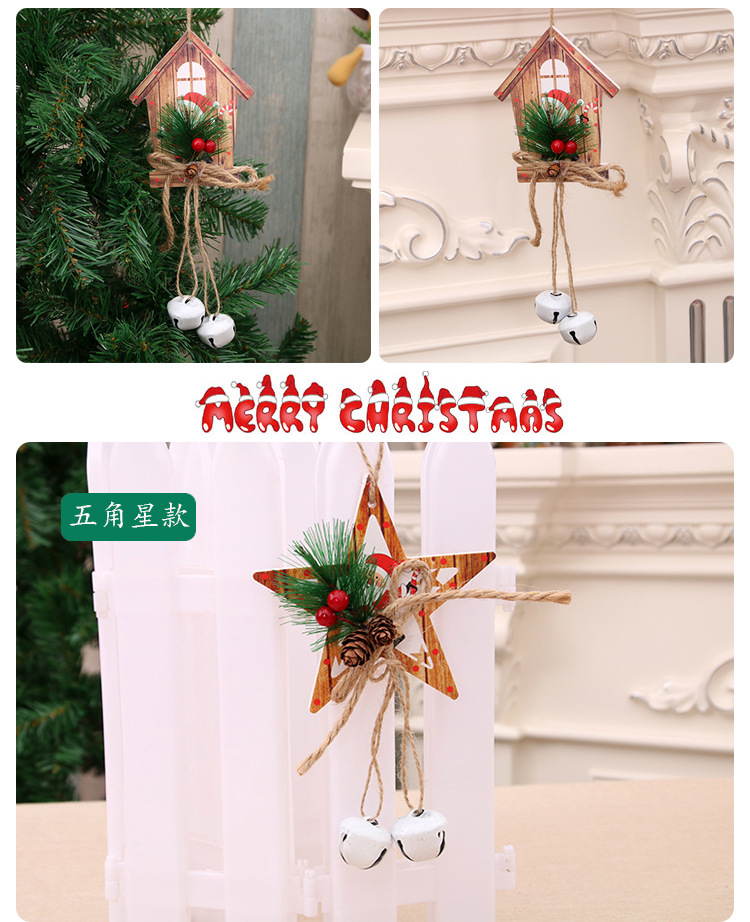 Weihnachts Dekoration Weihnachts Glocke Anhänger Weihnachts Neue Produkte Glocken Dekoration Weihnachts Baum Tür Anhänger display picture 8