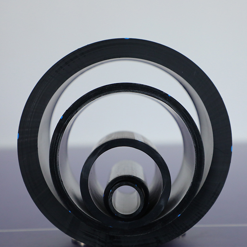 hdpe塑料供水管道厂家批发 黑色hdpe给水管材 源头厂家pe给水管