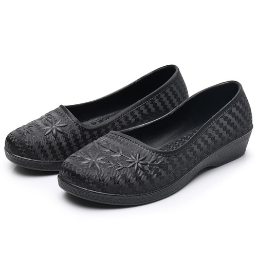 Summer new style imitation leather plastic rain boots short-tube low-top shoes trendy rain boots non-slip waterproof kitchen outdoor work shoes