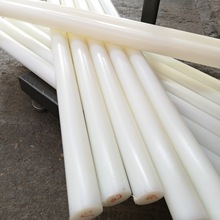 PA6尼龙棒白色塑料棒材 挤出浇铸尼龙棒10-300mm