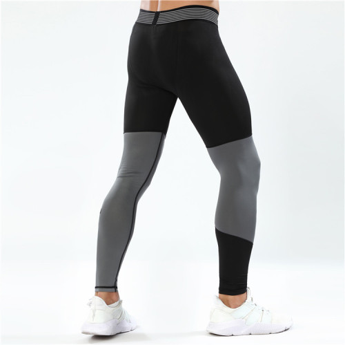 Hunting Star New Men's Fitness Sports Leggings Running Training Highly Elastic Breathable Men's Quick-Drying Tights 207