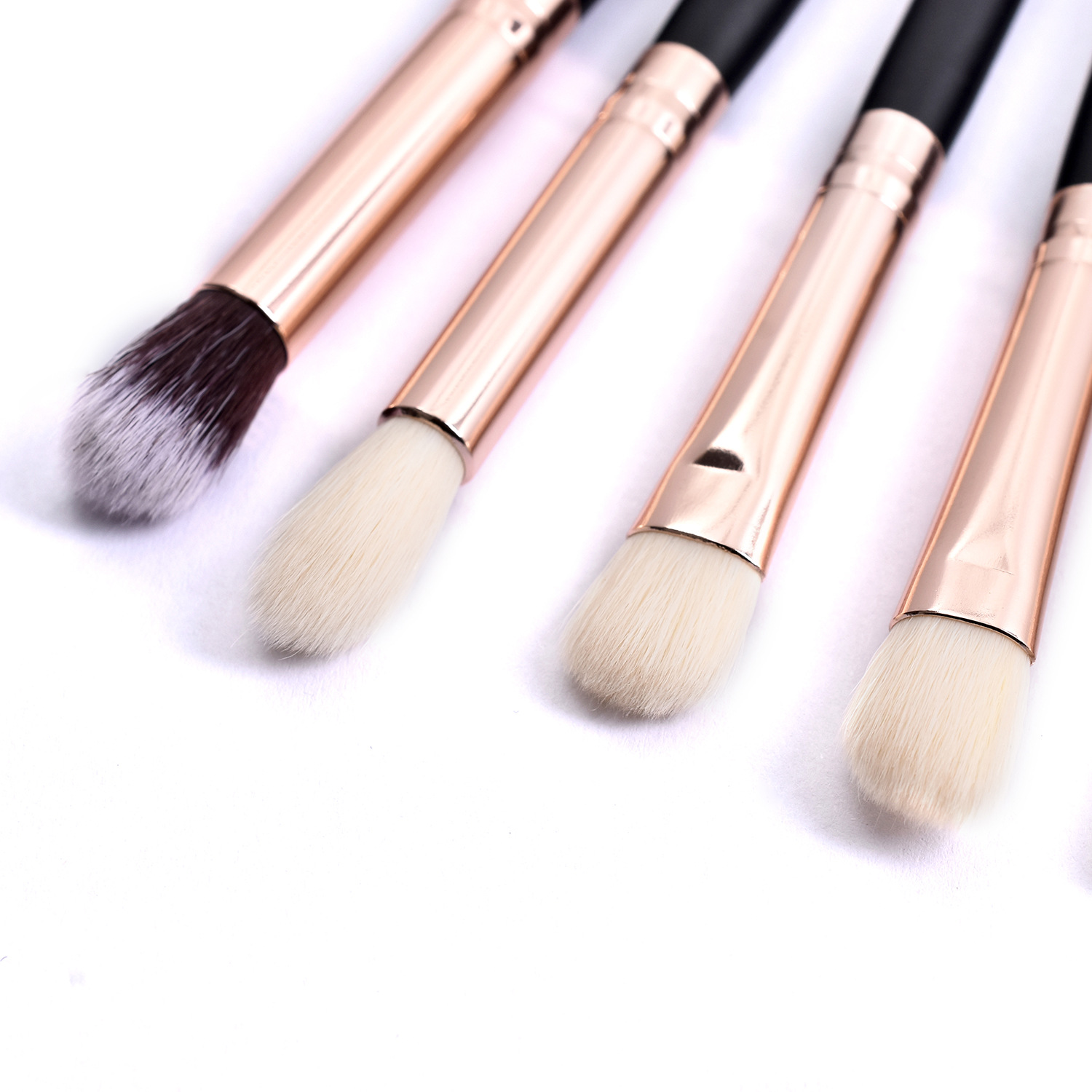 Black Rose Gold Makeup Brush Set 3