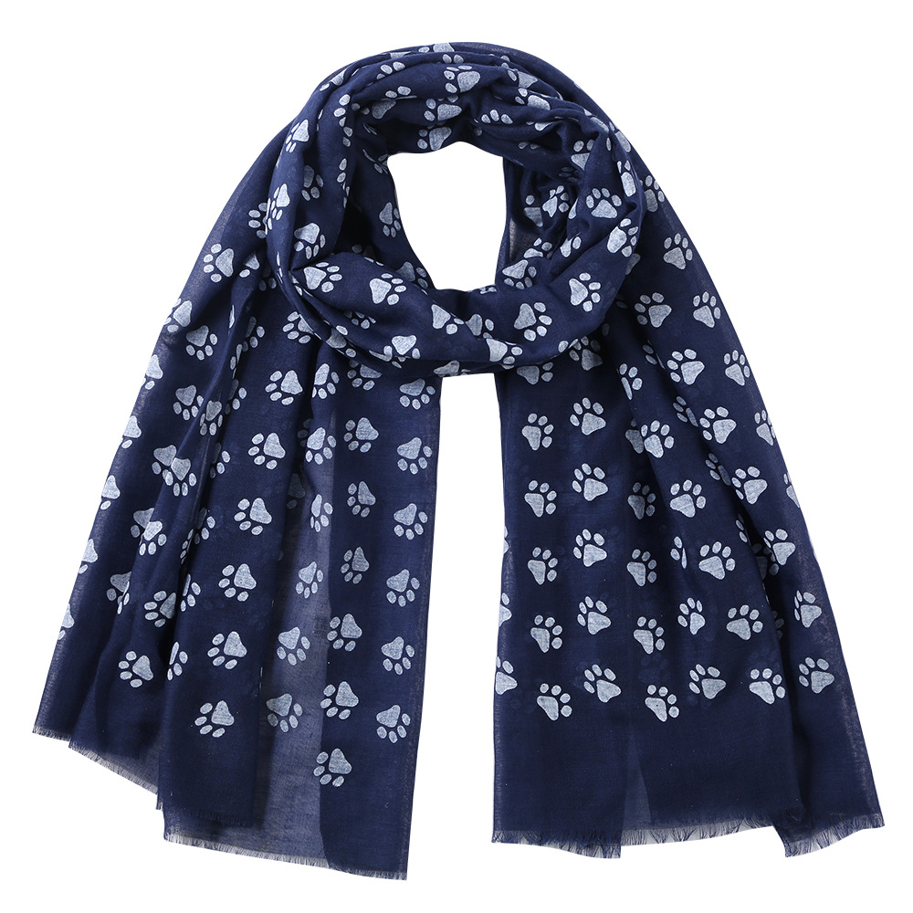 Dog Paw Print Scarf 4